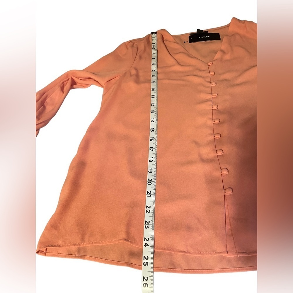 Alfani Tops | Alfani Button Front Blouse  Color:Pink | Size:M - Picture 10 of 10